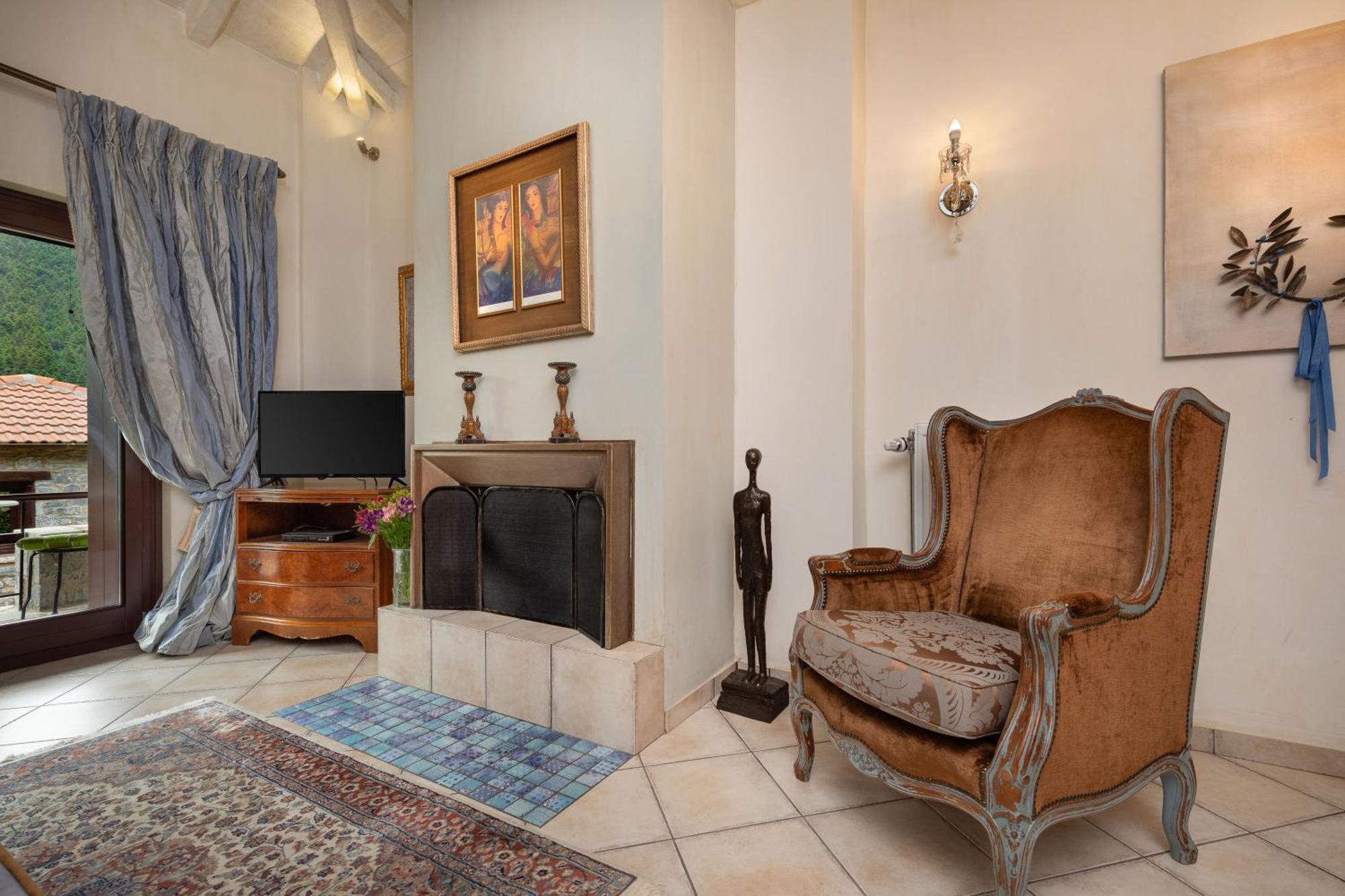 Ostra Menalon Luxury Suites Kardharás Pokoj fotografie